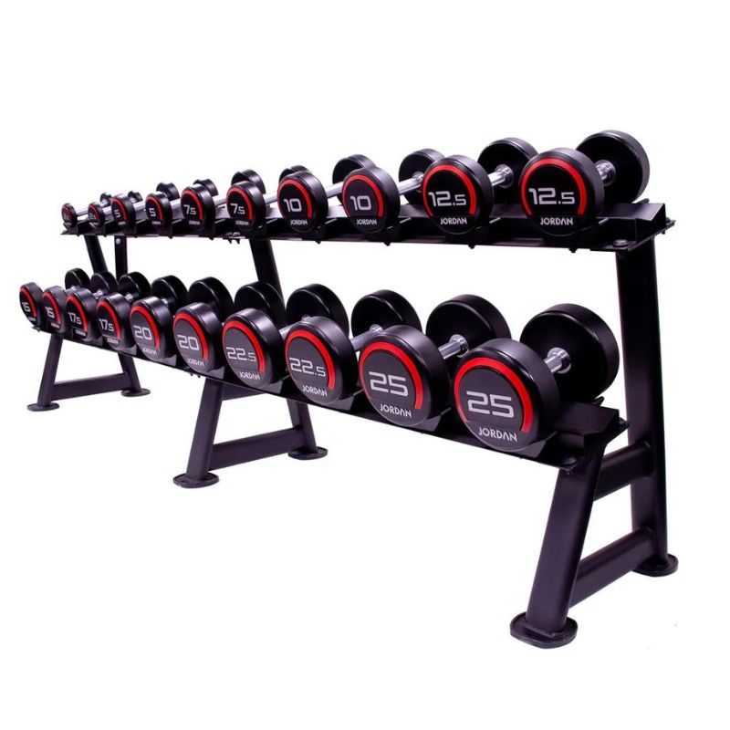 Jordan 12 Pair Dumbbell Rack (2 Tier)