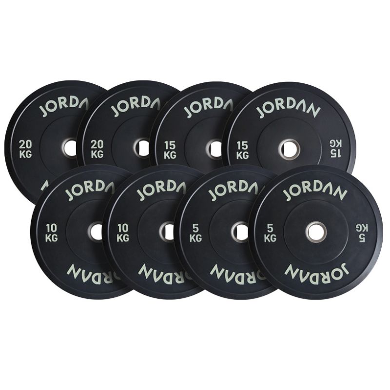 Jordan Black Rubber Bumper Plates