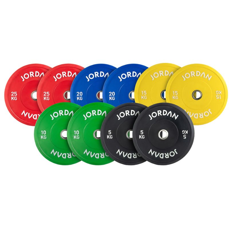 Jordan HG Coloured Rubber Bumper Weight Plates