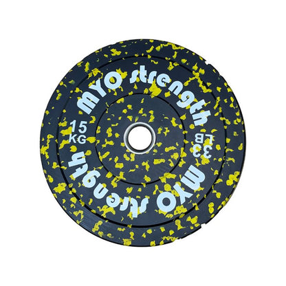 MYO Strength Olympic Rubber Speckled Bumper Plates