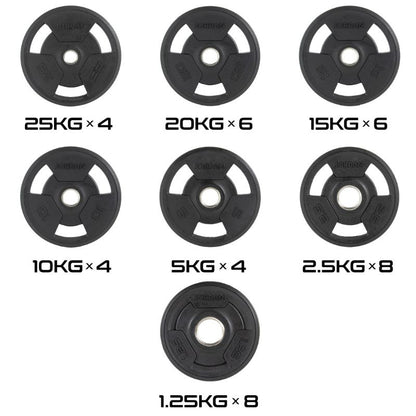 Jordan Rubber Tri-Grip Olympic Weight Plates