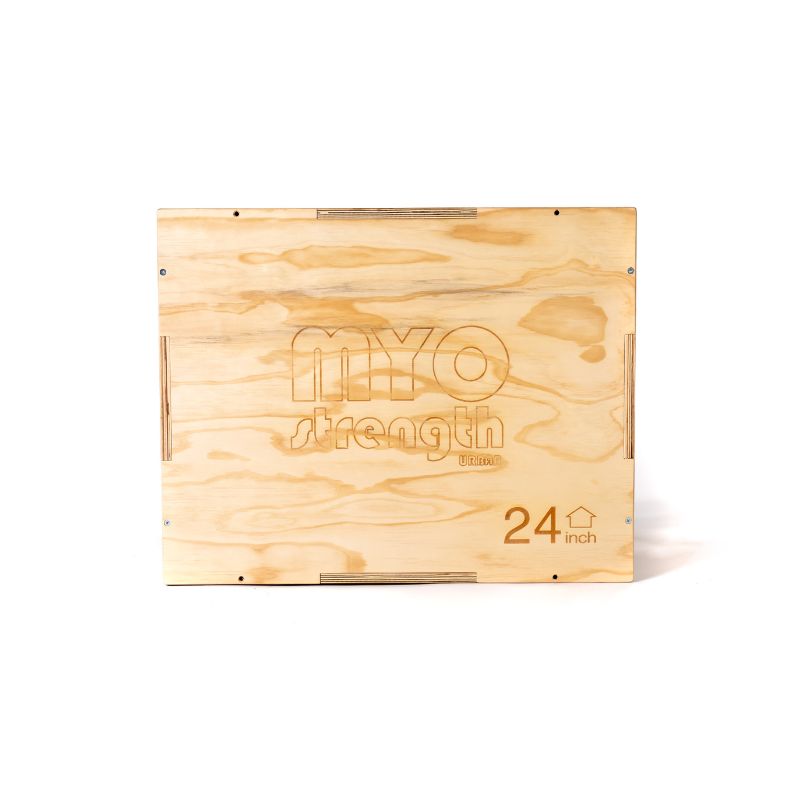 MYO Strength Polymetric Box - Wooden (3 Heights 20//24//30 inches)