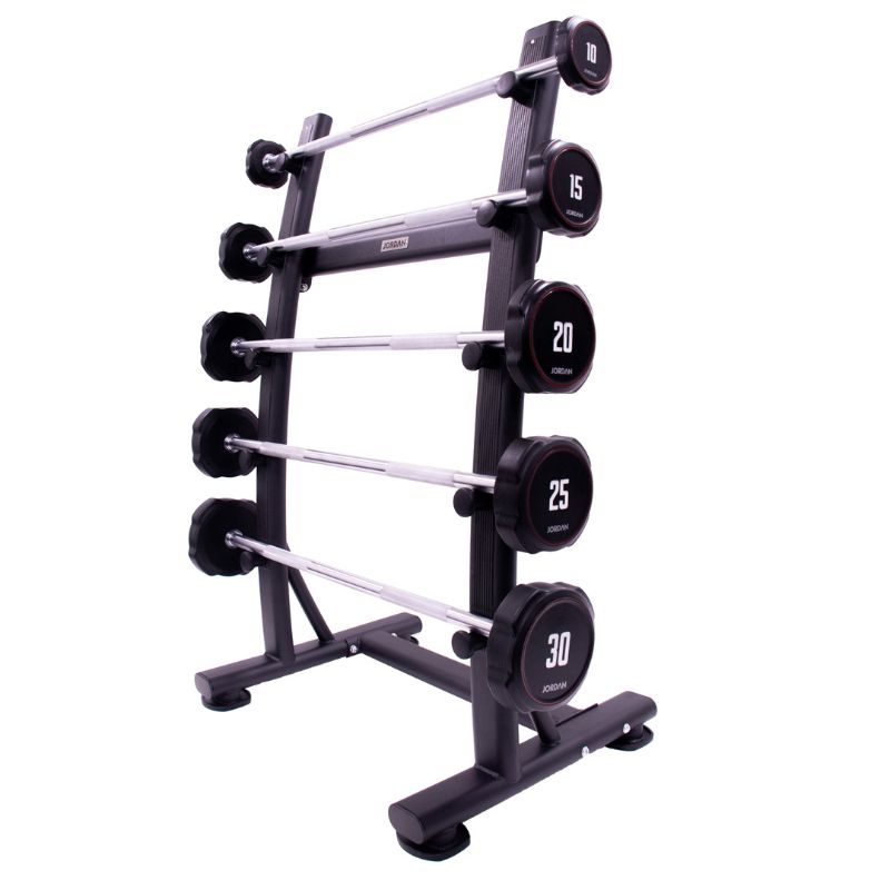 Jordan Single Sided 5 Bar Barbell Rack