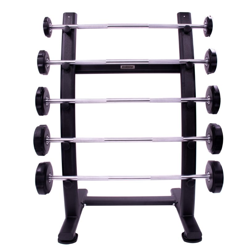 Jordan Single Sided 5 Bar Barbell Rack